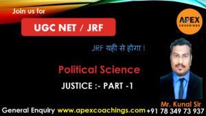 Lecture Series UGC-Net , Political Science Justice Part 1